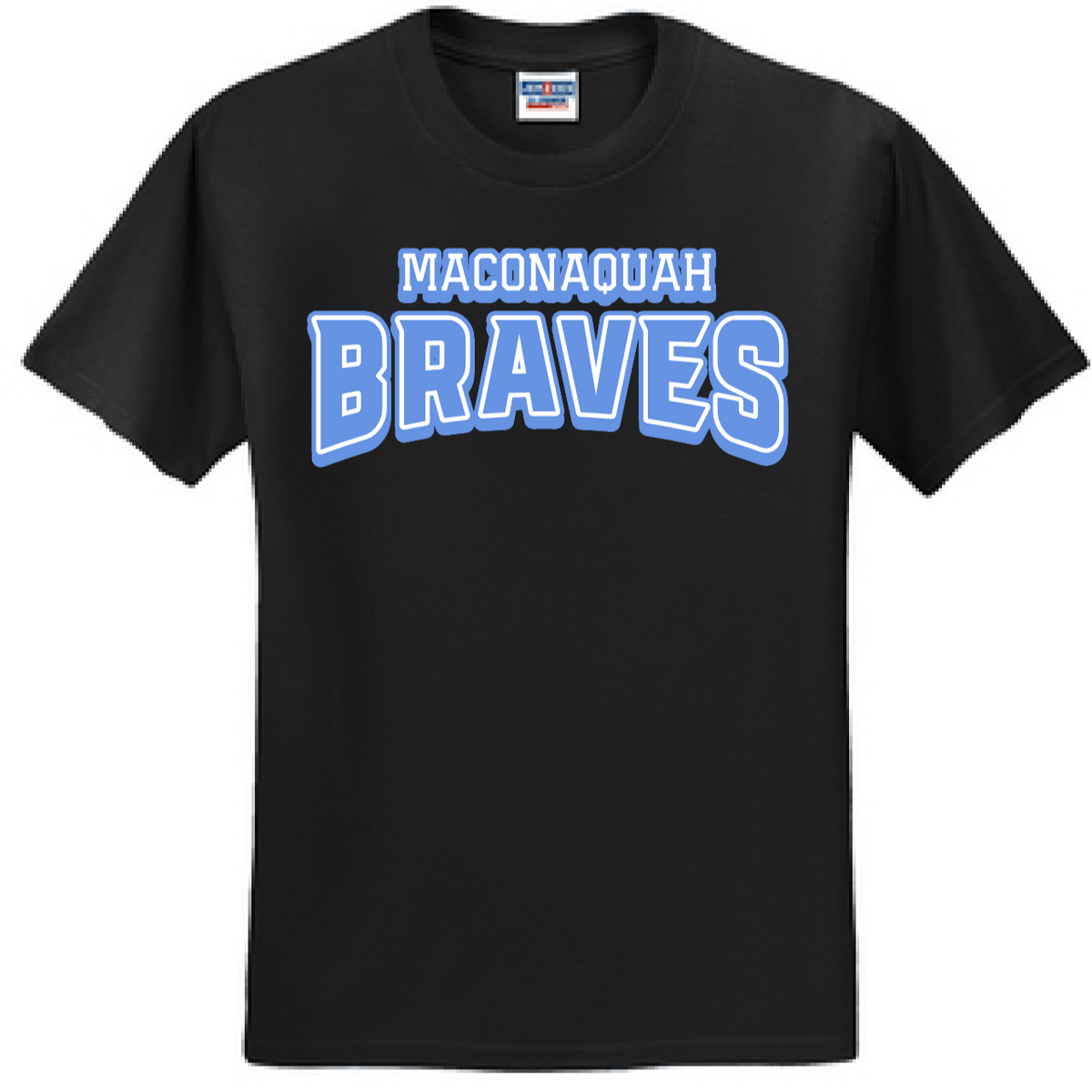 Maconaquah Braves Short Sleeve Tee - Black