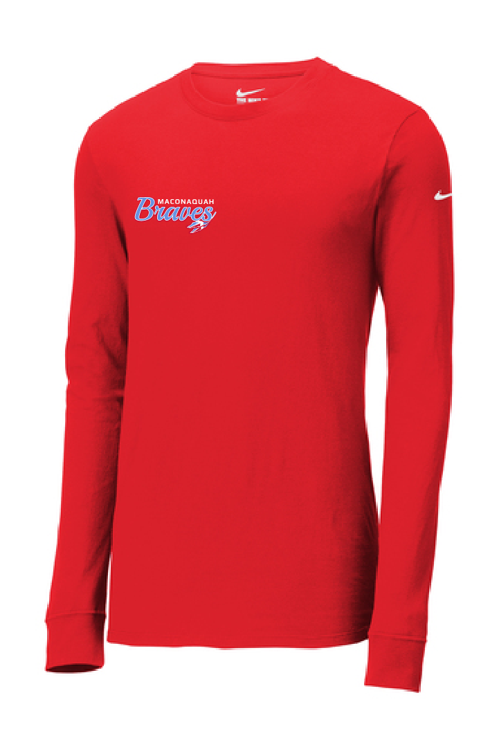 Nike Dri-FIT Cotton/Poly Long Sleeve Tee