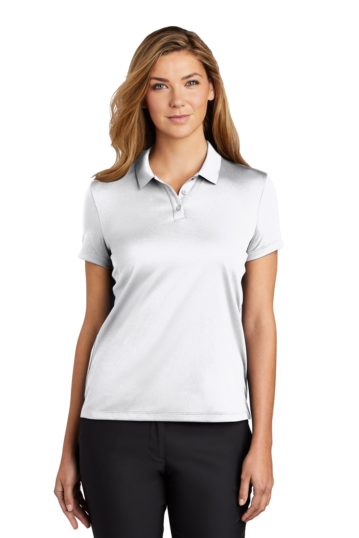 NKBV6043 Nike Ladies Dry Essential Solid Polo