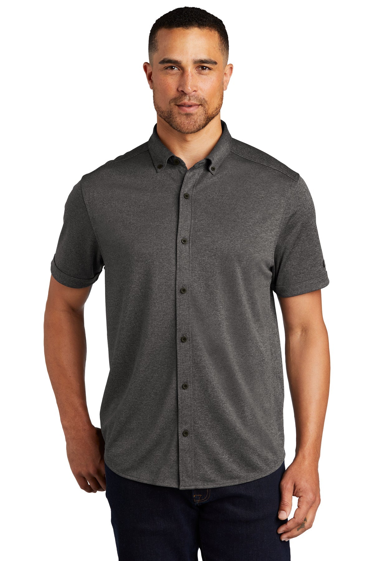 OG141 OGIO® Gravitate Full-Button Polo