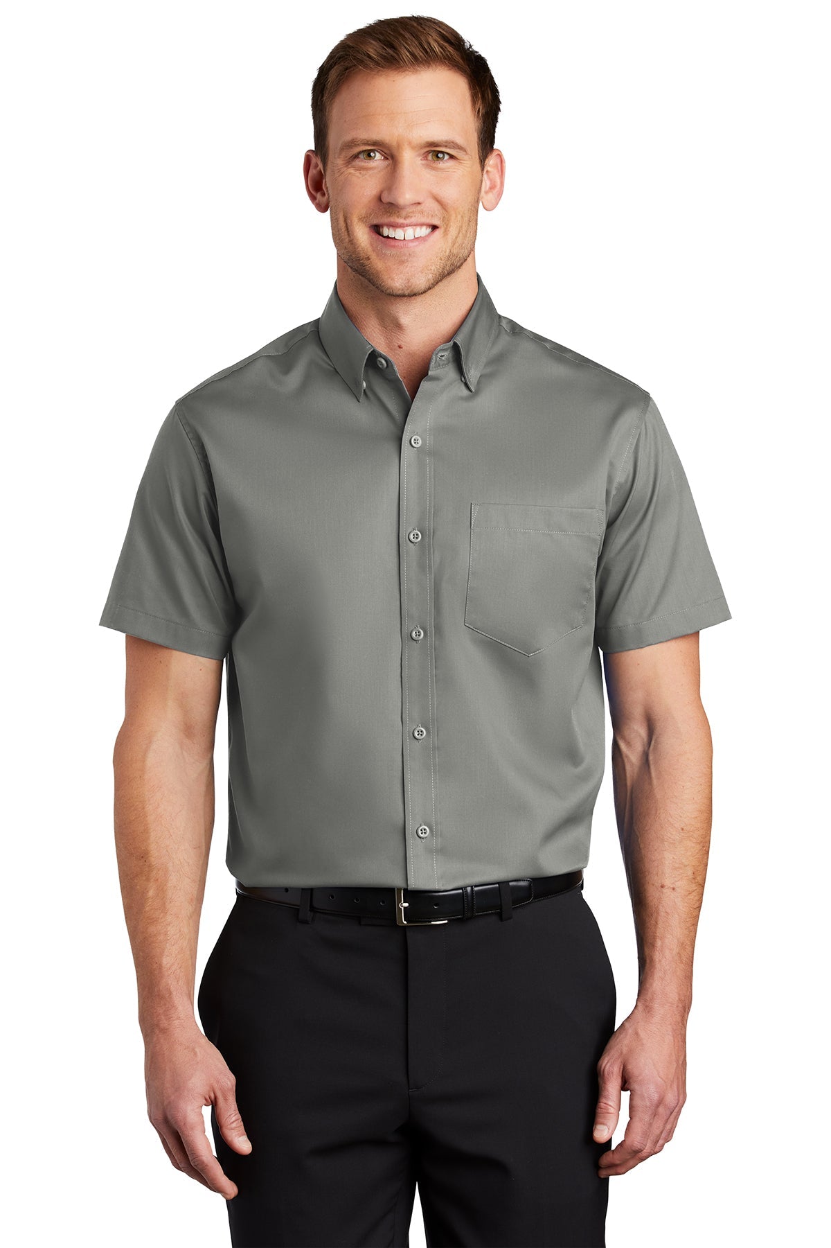 S664 Port Authority® Short Sleeve SuperPro™ Twill Shirt