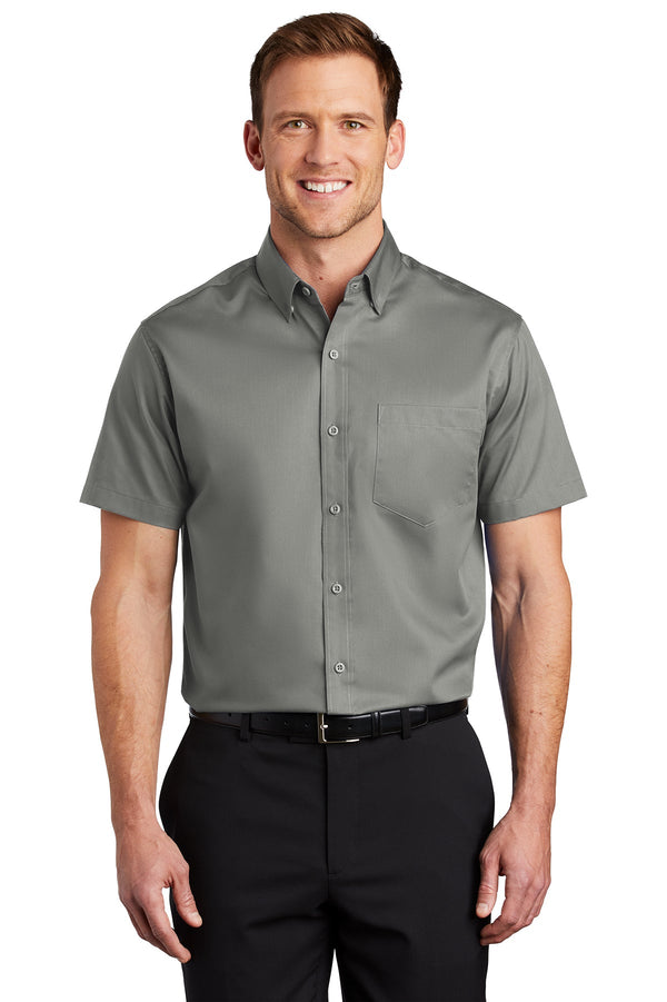 S664 Port Authority® Short Sleeve SuperPro™ Twill Shirt