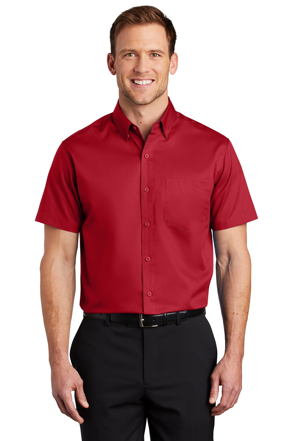S664 Port Authority® Short Sleeve SuperPro™ Twill Shirt