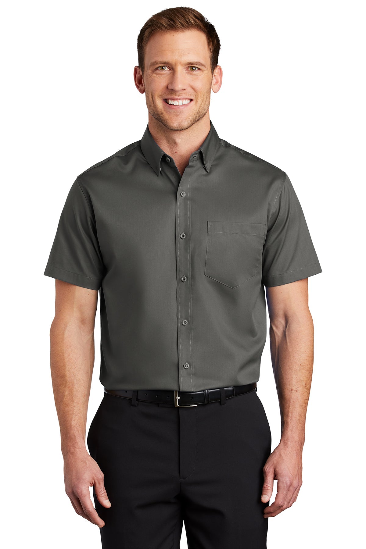 S664 Port Authority® Short Sleeve SuperPro™ Twill Shirt