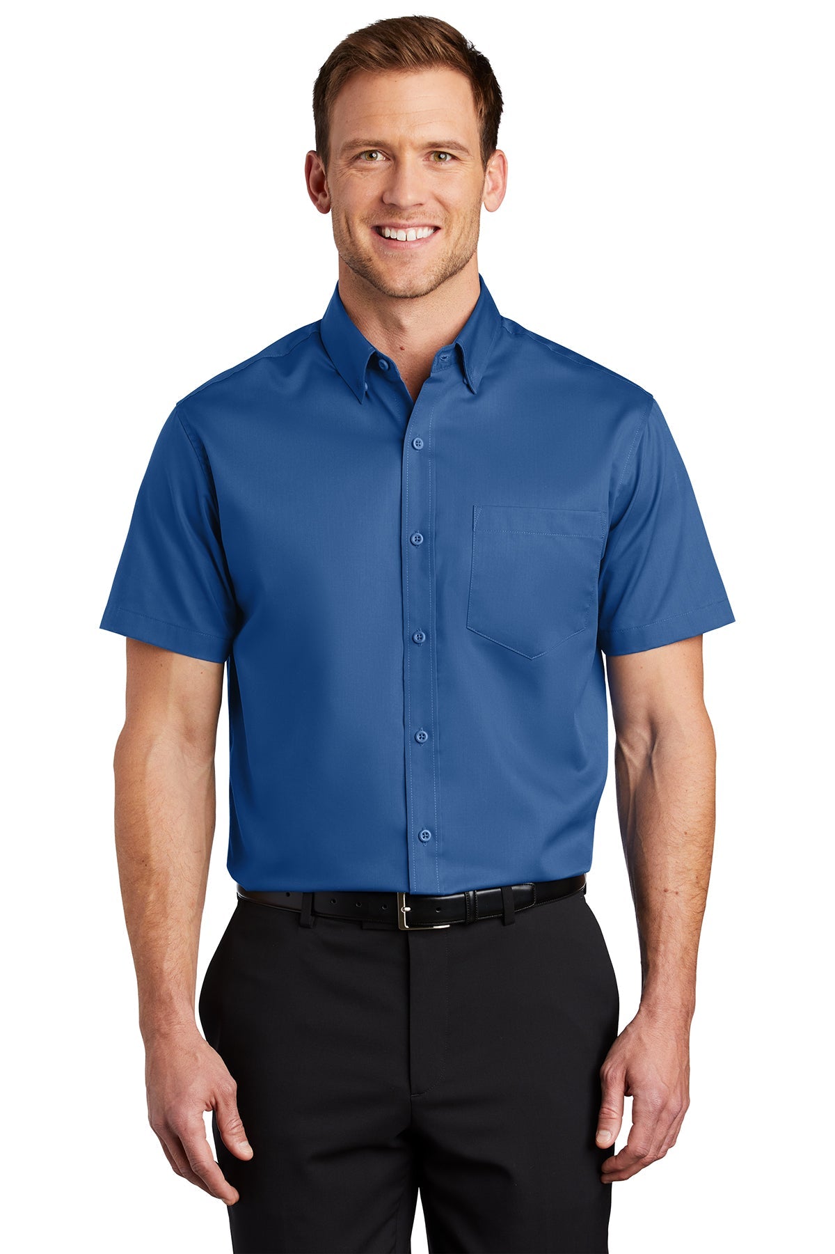 S664 Port Authority® Short Sleeve SuperPro™ Twill Shirt