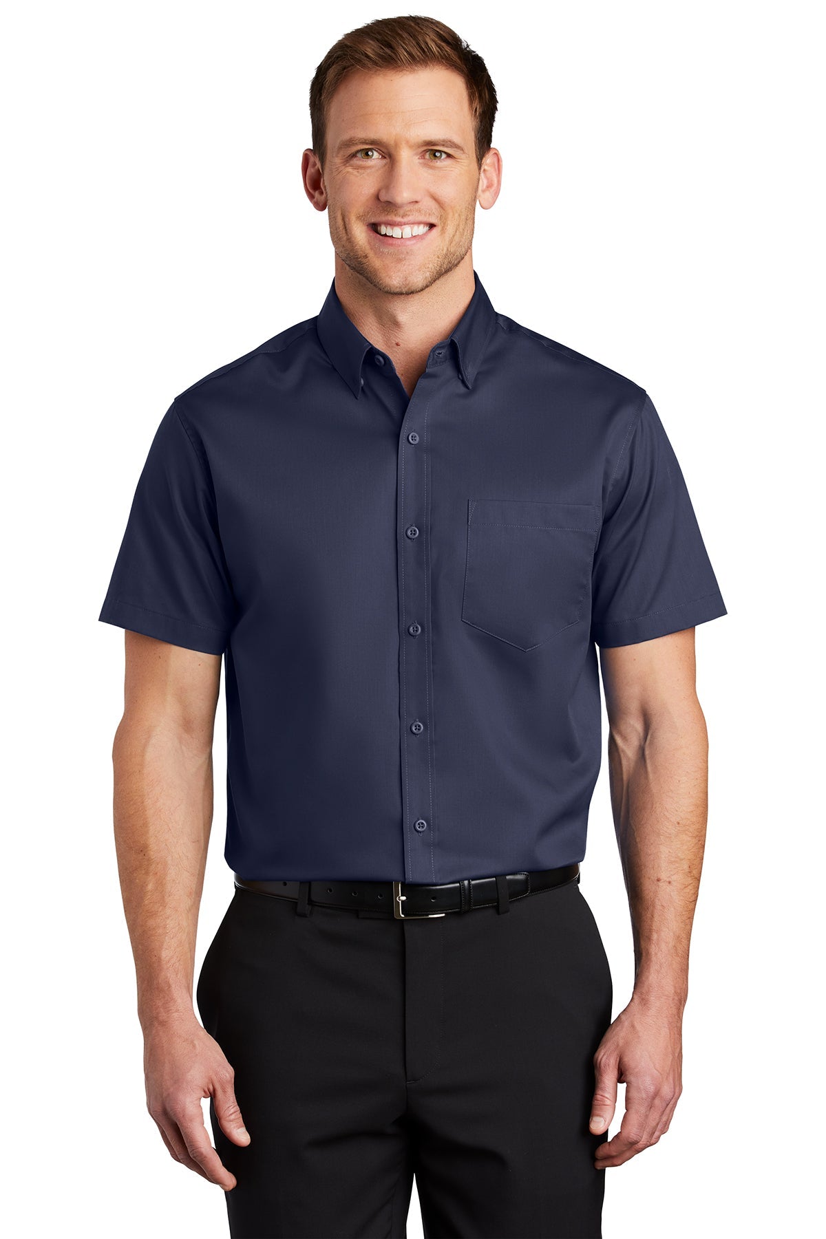 S664 Port Authority® Short Sleeve SuperPro™ Twill Shirt
