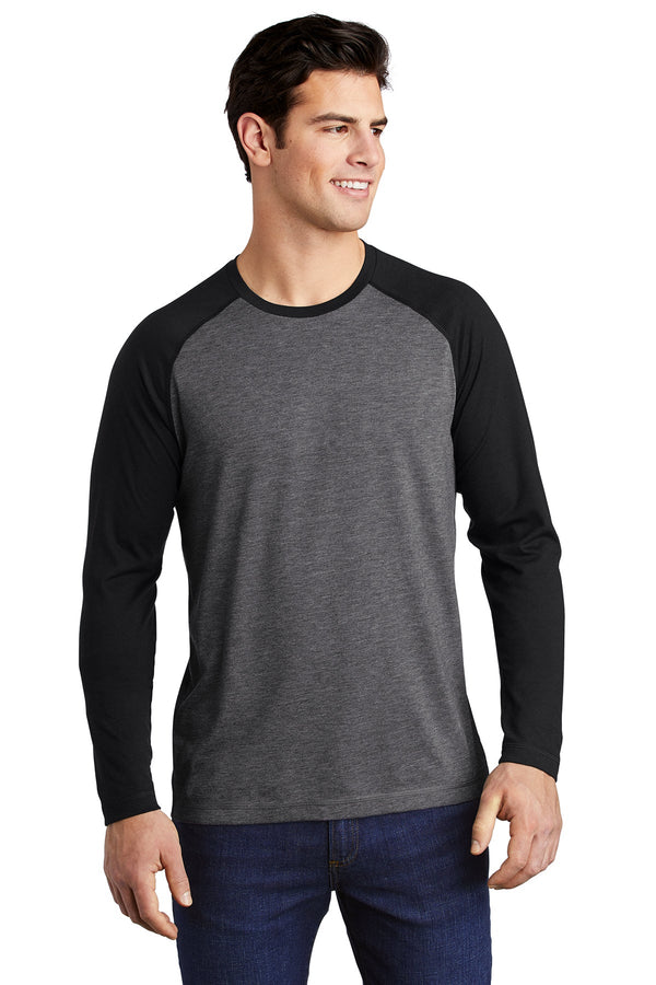 ST400LS Sport-Tek ® PosiCharge ® Long Sleeve Tri-Blend Wicking Raglan Tee - FRIDAY ONLY ITEM