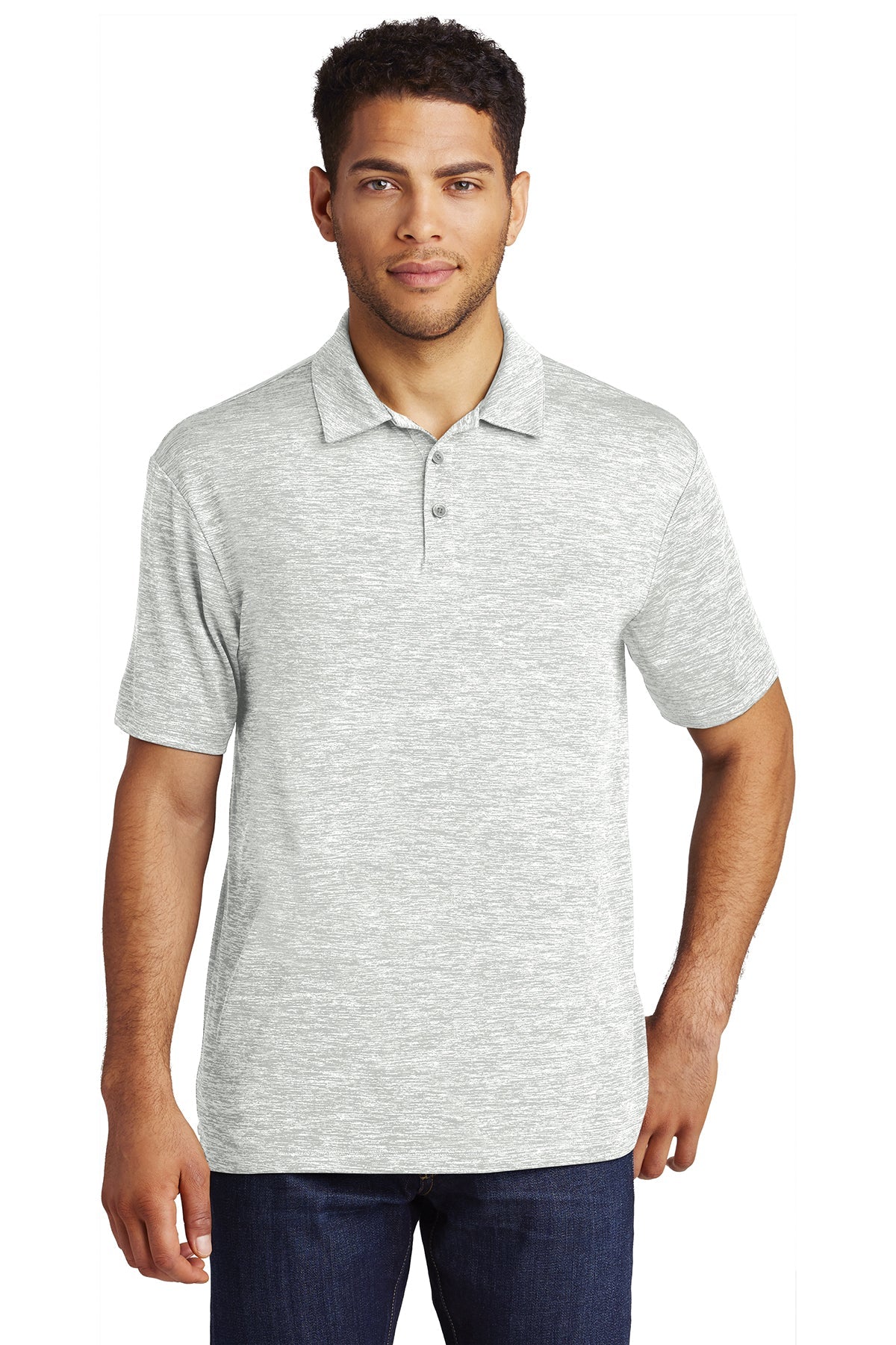ST590  Sport-Tek® PosiCharge® Electric Heather Polo