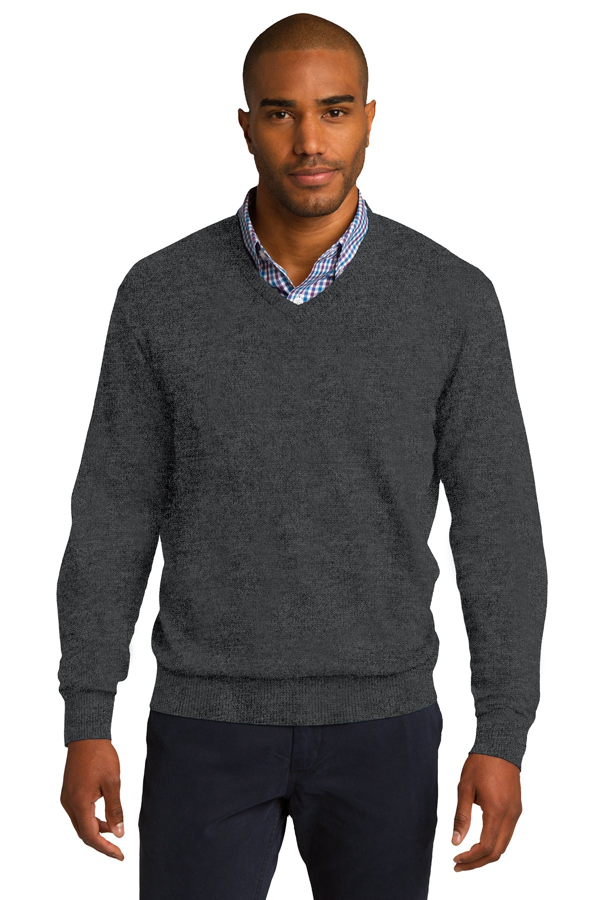 SW285  Port Authority® V-Neck Sweater