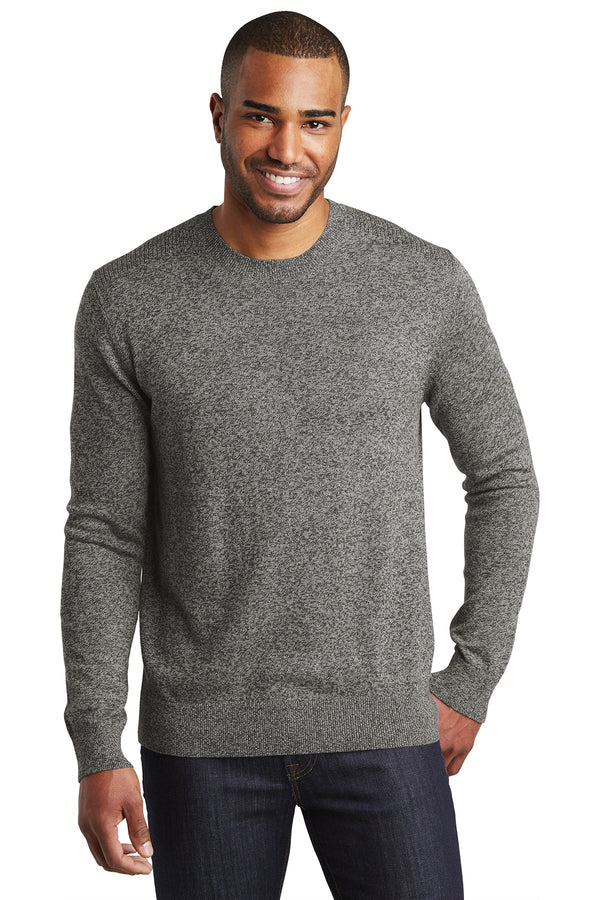 SW417 Port Authority ® Marled Crew Sweater