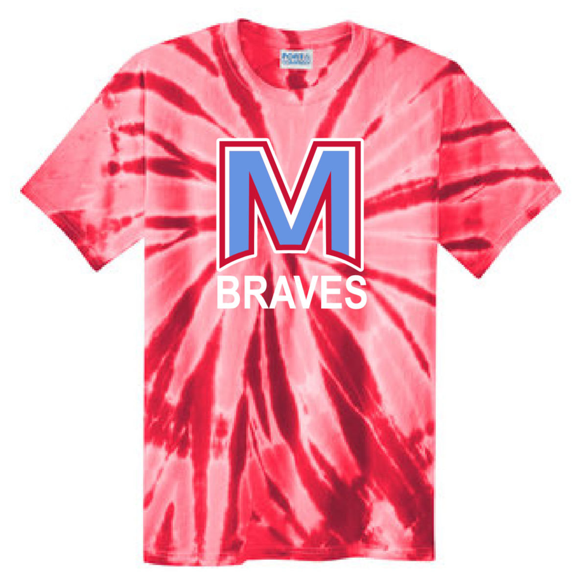 Tie-Dye 'M Braves' Tee