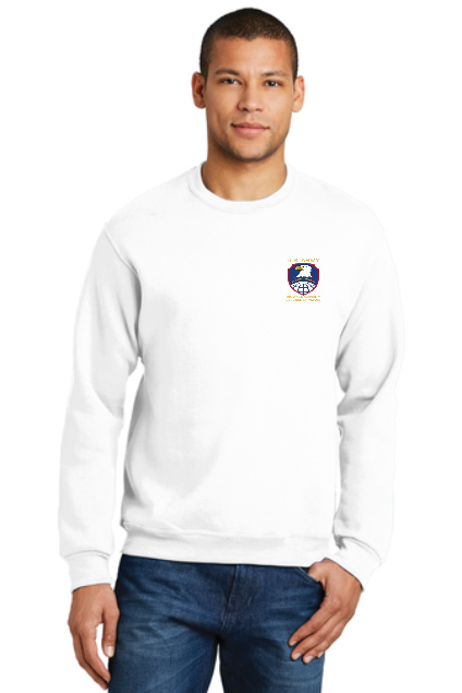 JERZEES NuBlend Crewneck White