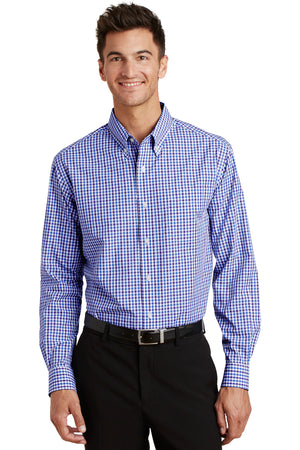 Port Authority Long Sleeve Gingham Easy Care Shirt - S654