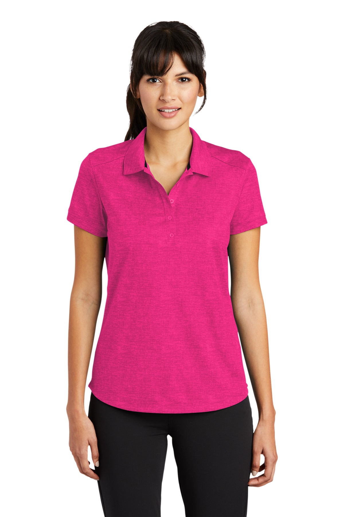 838961 Nike Ladies Dri-FIT Crosshatch Polo