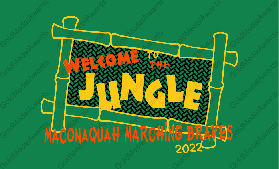Welcome to the JUNGLE 2022 Marching Braves T-Shirt – Gold Medal Awards