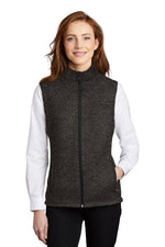 L236  Port Authority ® Ladies Sweater Fleece Vest