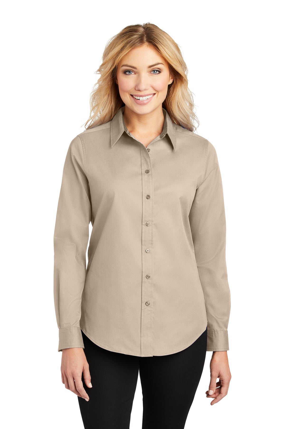 L608-3 Port Authority® Ladies Long Sleeve Easy Care Shirt