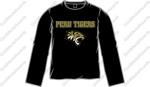 Peru Tiger Basketball Long Sleeve