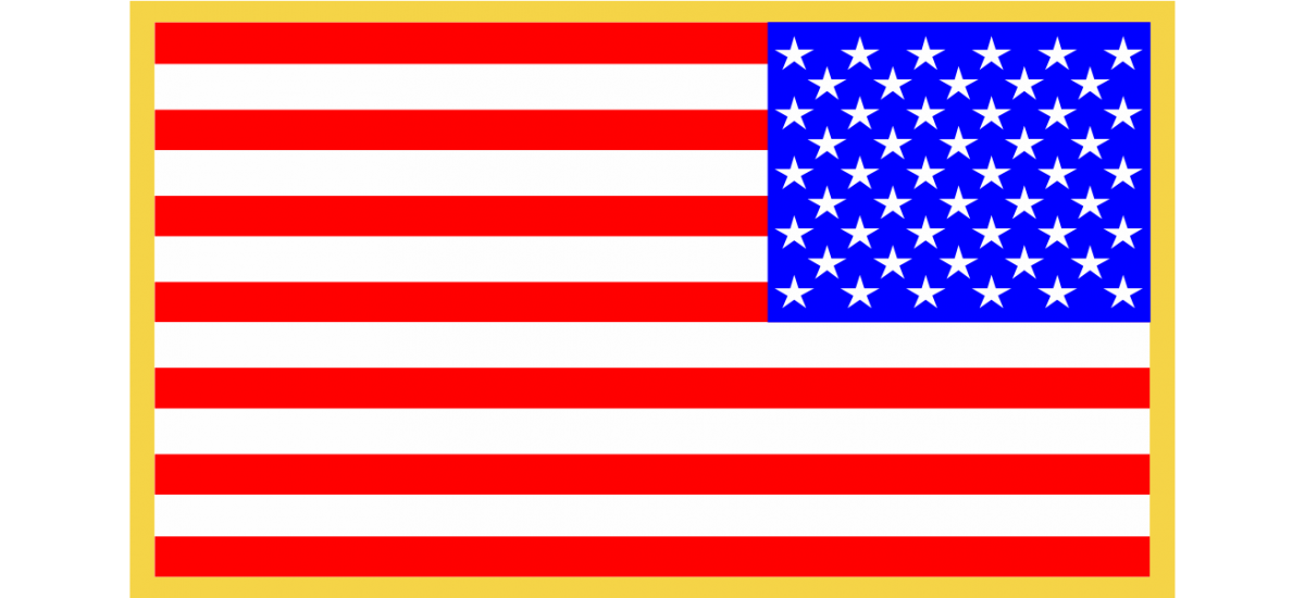 Embroidered Full-Color Reverse Flag
