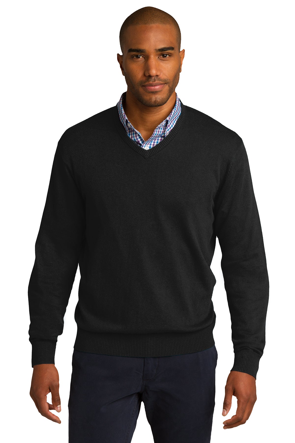 SW285  Port Authority® V-Neck Sweater