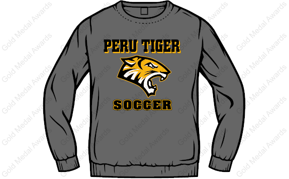 Peru Tigers Soccer Crewneck