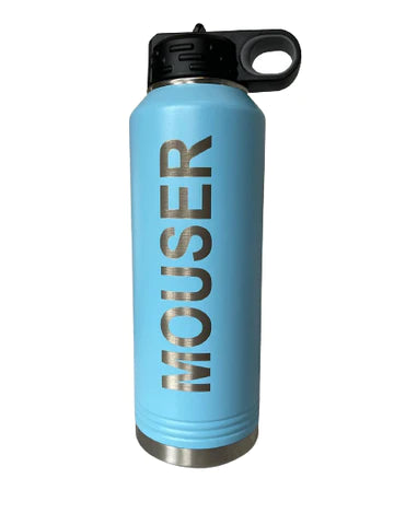 40 oz. Custom Laser Engraved Water Bottle