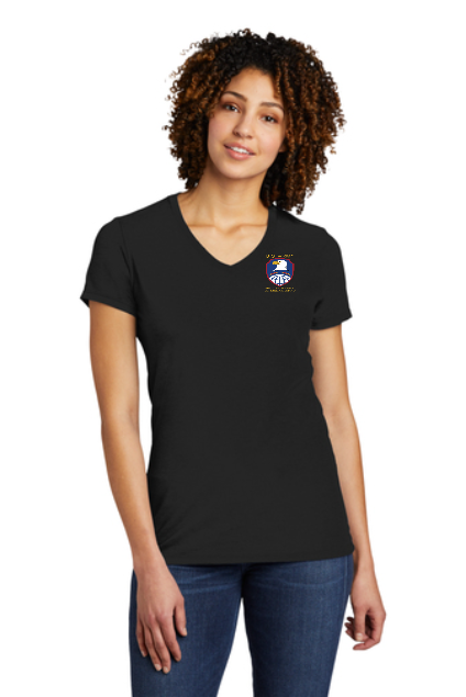 USASMDC Embroidered Allmade® Women’s Tri-Blend V-Neck Tee