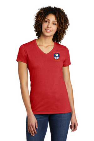 USASMDC Embroidered Allmade® Women’s Tri-Blend V-Neck Tee