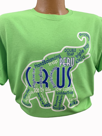 Elephant Logo T-shirt with Act Names