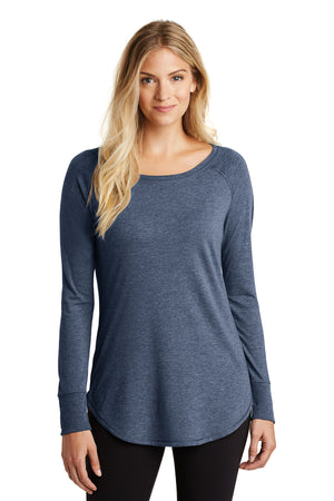 DT132L District ® Women’s Perfect Tri ® Long Sleeve Tunic Tee