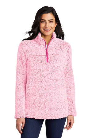 L130  Port Authority® Ladies Cozy 1/4-Zip Fleece