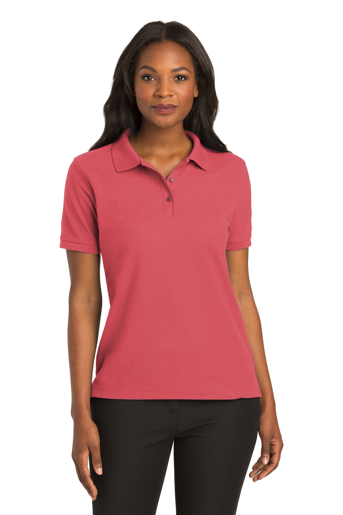 L500-2 Port Authority® Ladies Silk Touch™ Polo