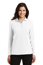 L500LS Port Authority® Ladies Silk Touch™ Long Sleeve Polo