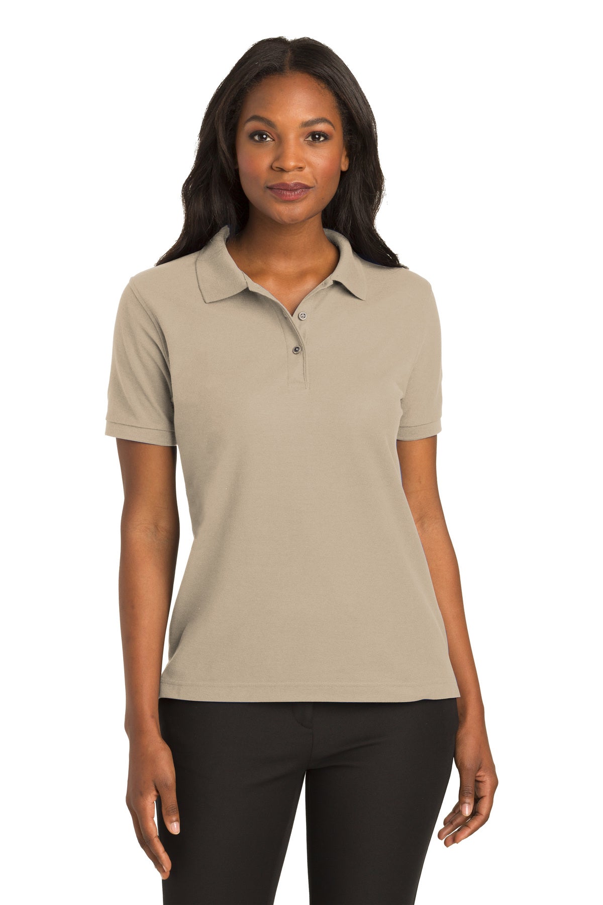 L500-3  Port Authority® Ladies Silk Touch™ Polo