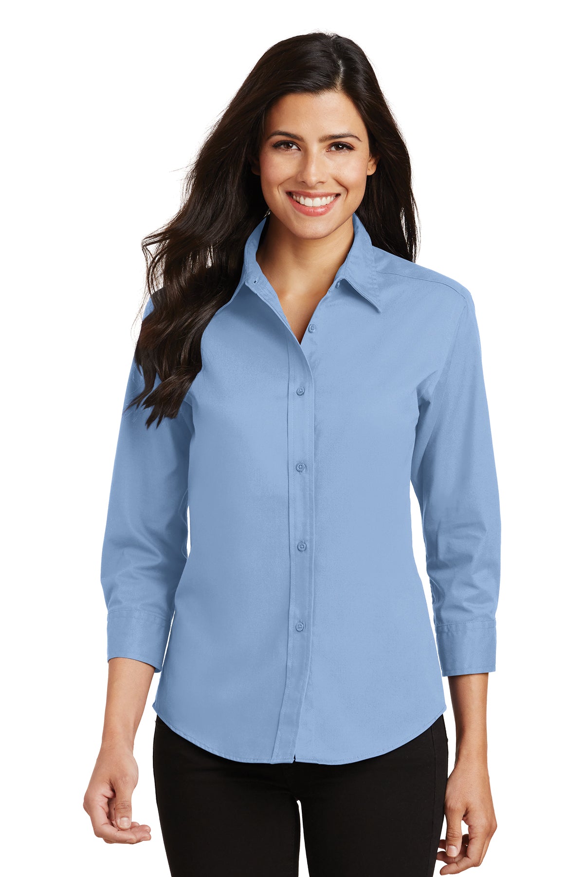 L612 Port Authority® Ladies 3/4-Sleeve Easy Care Shirt
