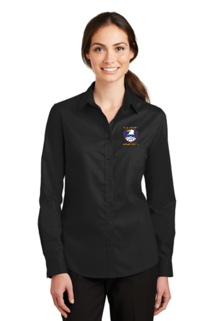 USASMDC Embroidered Port Authority® Ladies SuperPro™ Twill Shirt