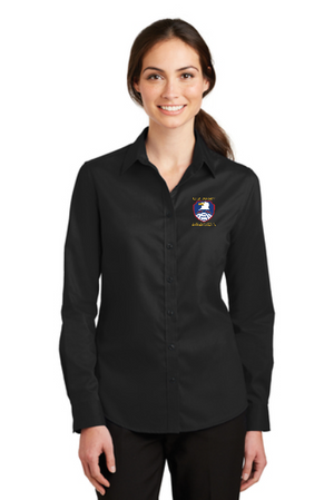 USASMDC Embroidered Port Authority® Ladies SuperPro™ Twill Shirt - L663