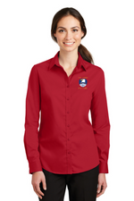 USASMDC Embroidered Port Authority® Ladies SuperPro™ Twill Shirt L663