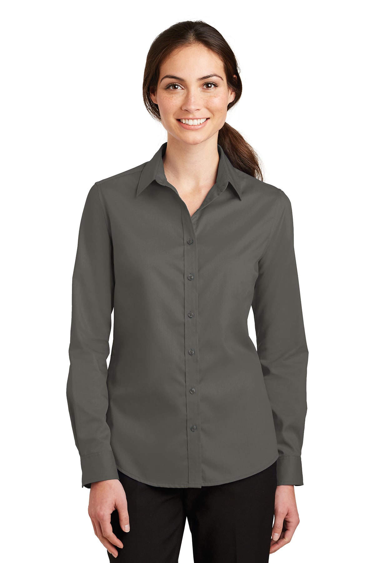 L663 Port Authority® Ladies SuperPro™ Twill Shirt