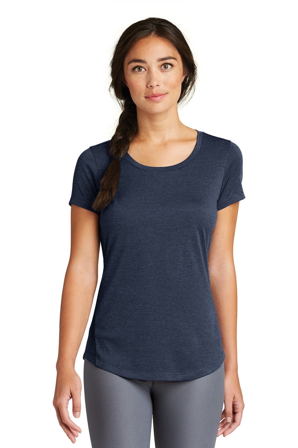 LNEA200  New Era® Ladies Series Performance Scoop Tee