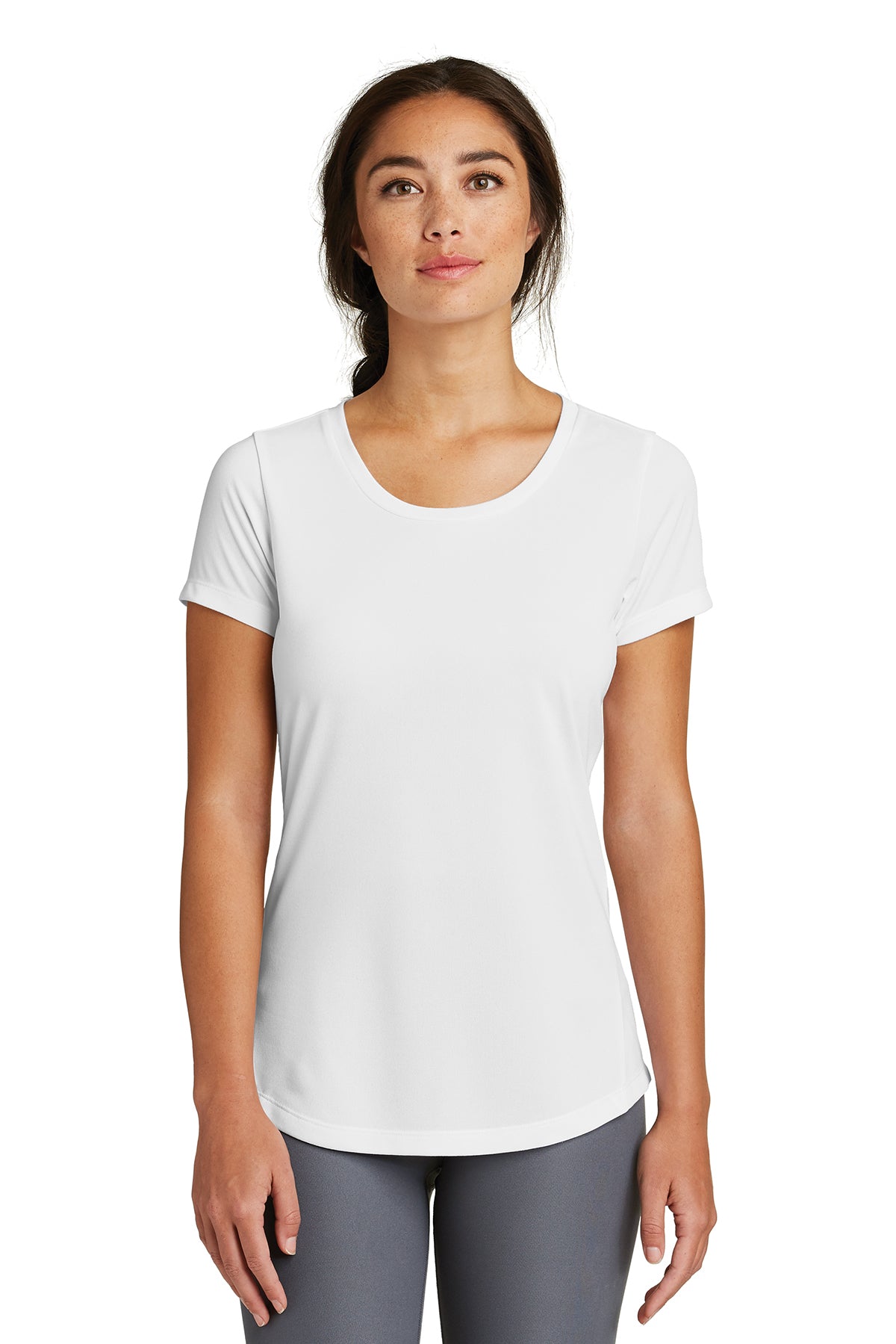 LNEA200  New Era® Ladies Series Performance Scoop Tee