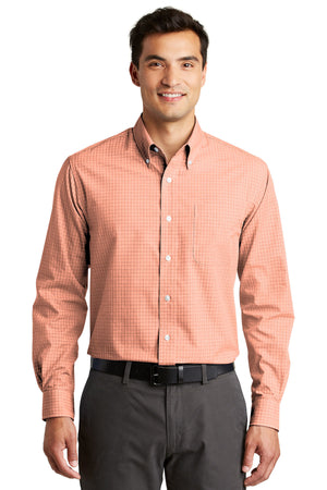 S639 Port Authority® Plaid Pattern Easy Care Shirt