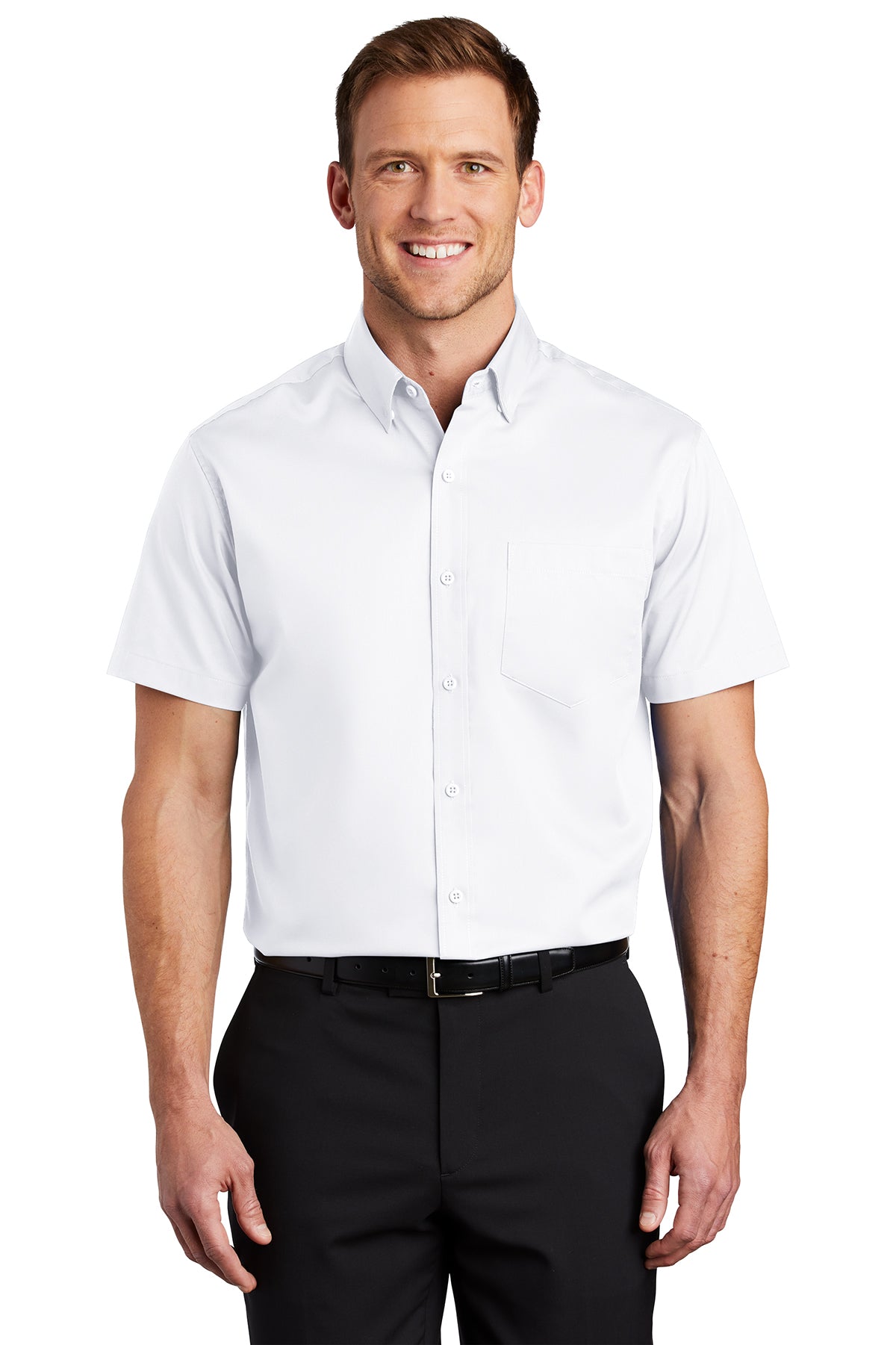 S664 Port Authority® Short Sleeve SuperPro™ Twill Shirt