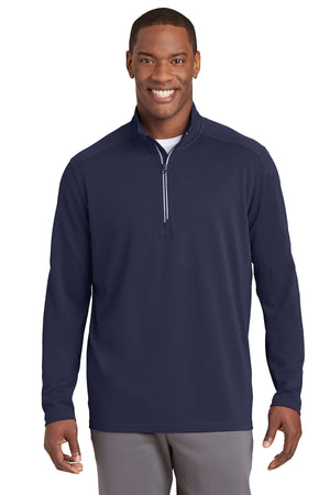 ST860  Sport-Tek® Sport-Wick® Textured 1/4-Zip Pullover